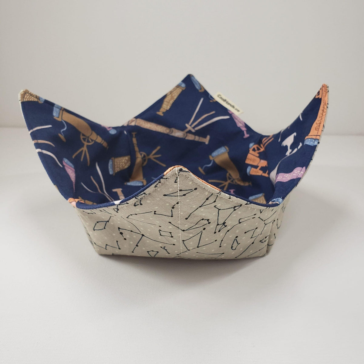 100% Cotton Microwavable Bowl Cozy - Star Gazer