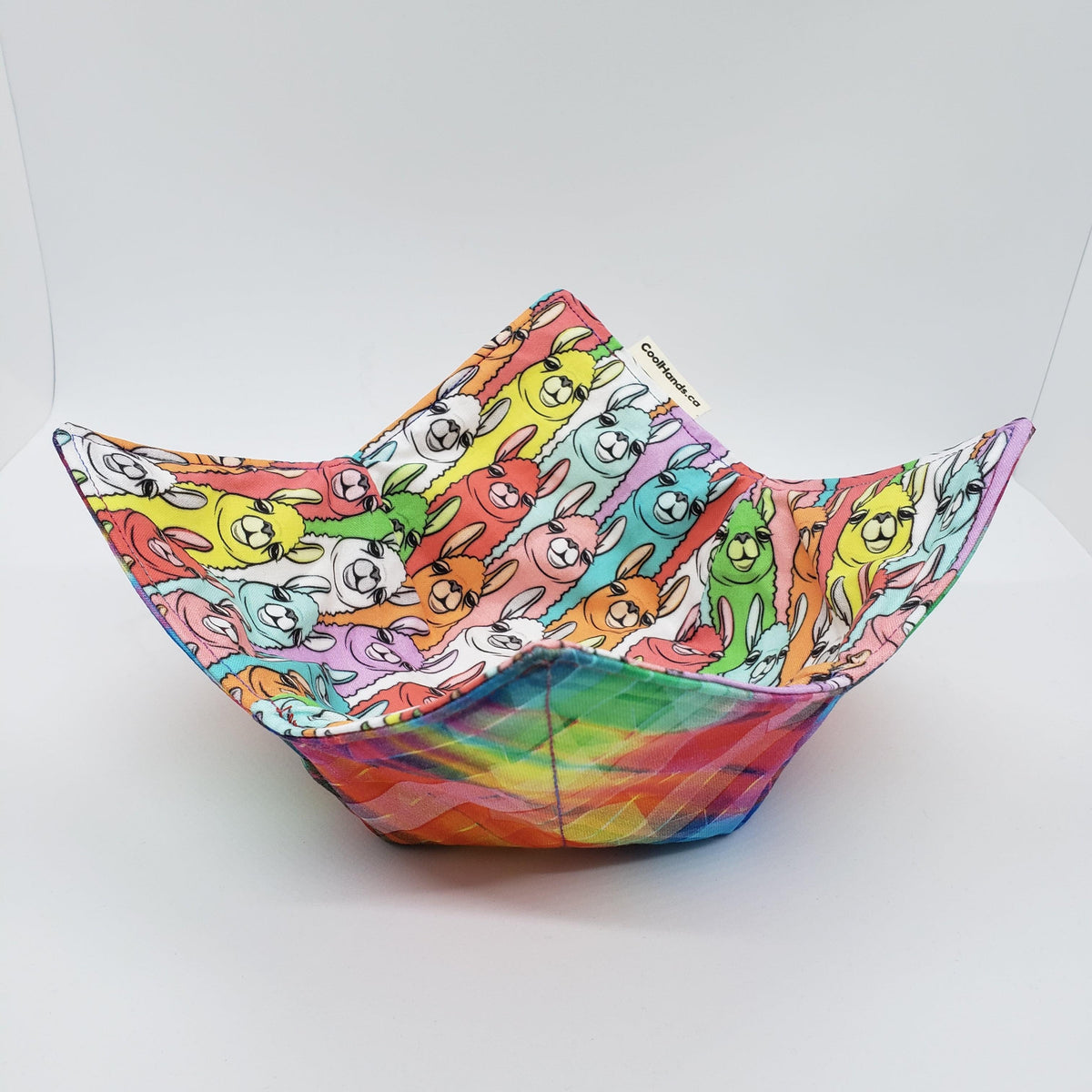 100% Cotton Microwavable Bowl Cozy - Shangri-Llama